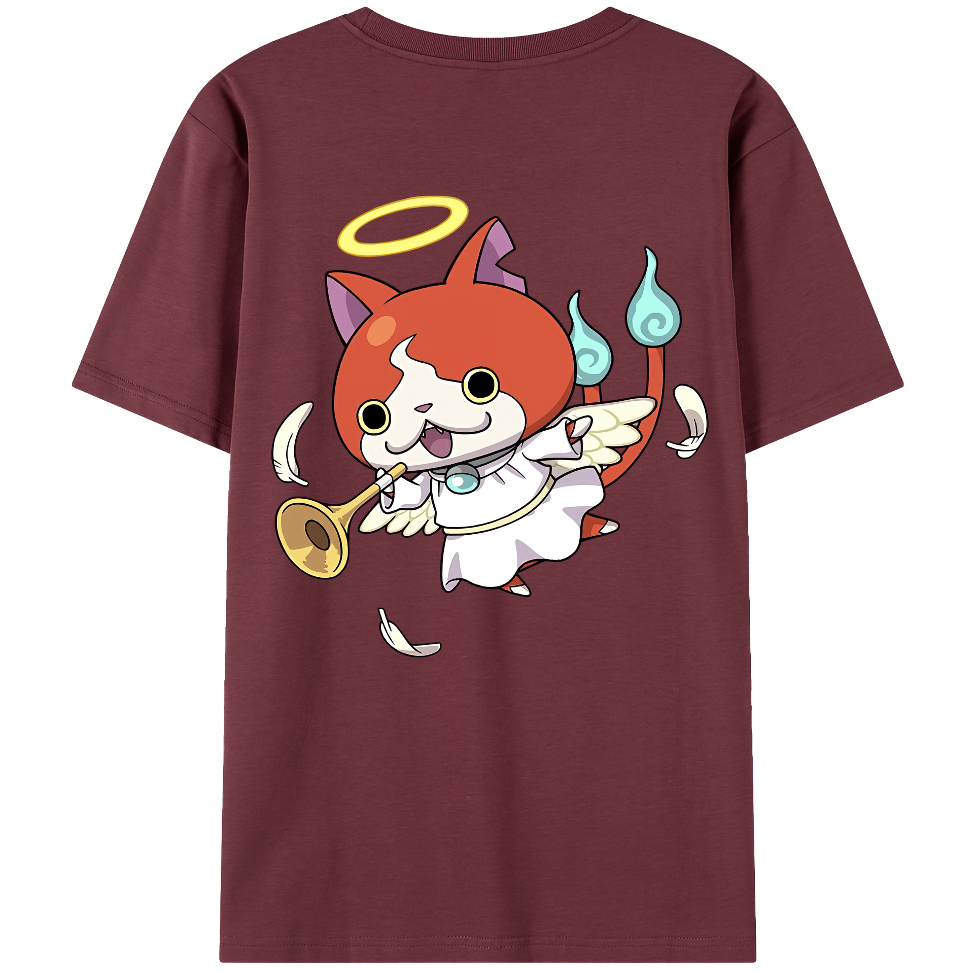 （画像用） 妖怪ウォッチ Yo-kai Watch 綿100％半袖Tシャツ（背面プリント）